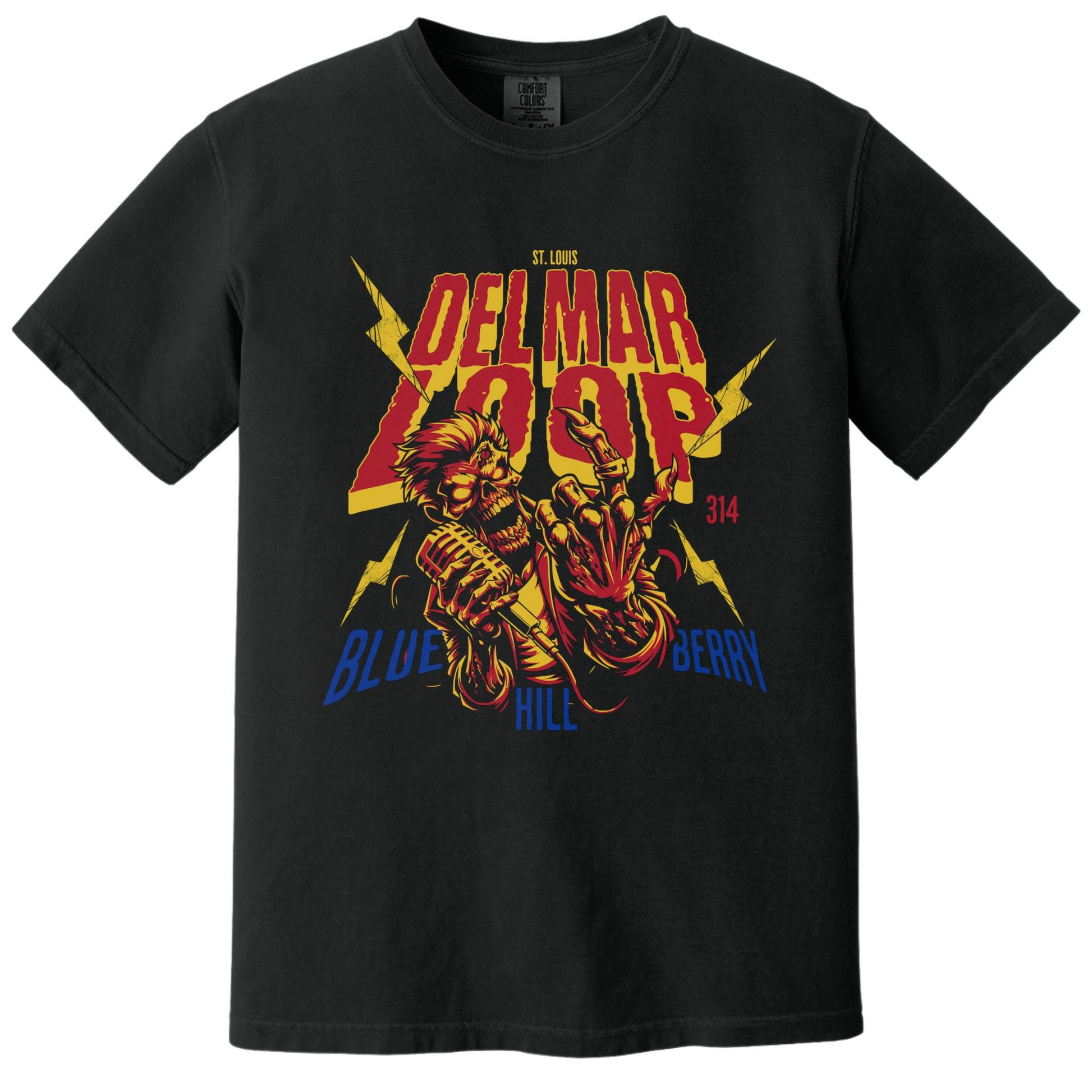 Blueberry Hill Tee | Comfort Colors® 1717 Black