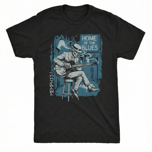 Blues Busker Tee | Classic Tee Black