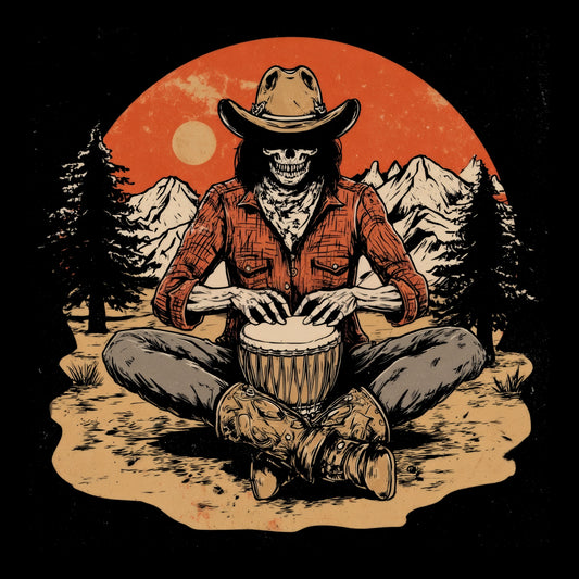 Bongo Sunset T-Shirt Design
