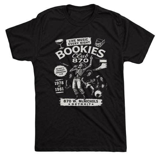 Bookie's Tee Black Mockup
