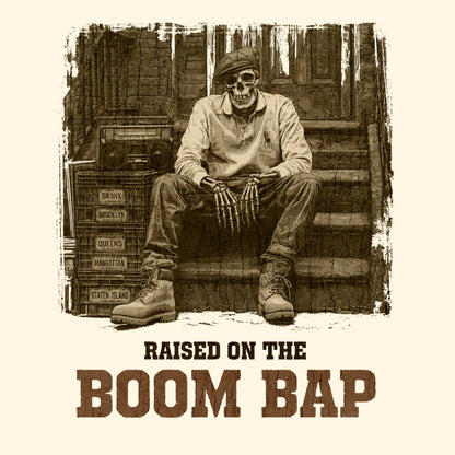 Boom Bap Tee Design Natural