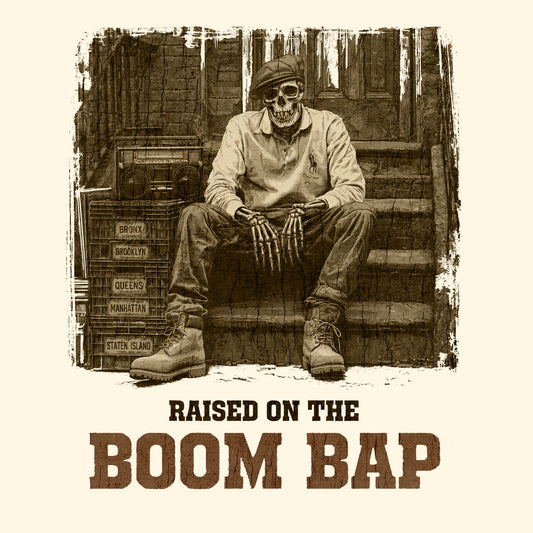 Boom Bap Tee Design Natural