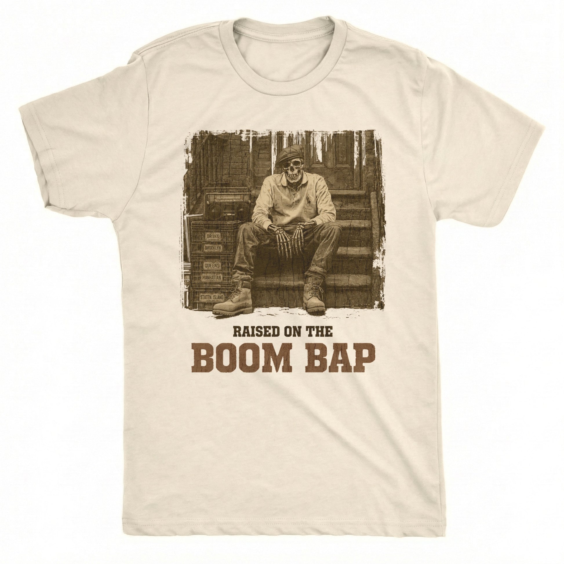 Boom Bap Tee Natural Mockup