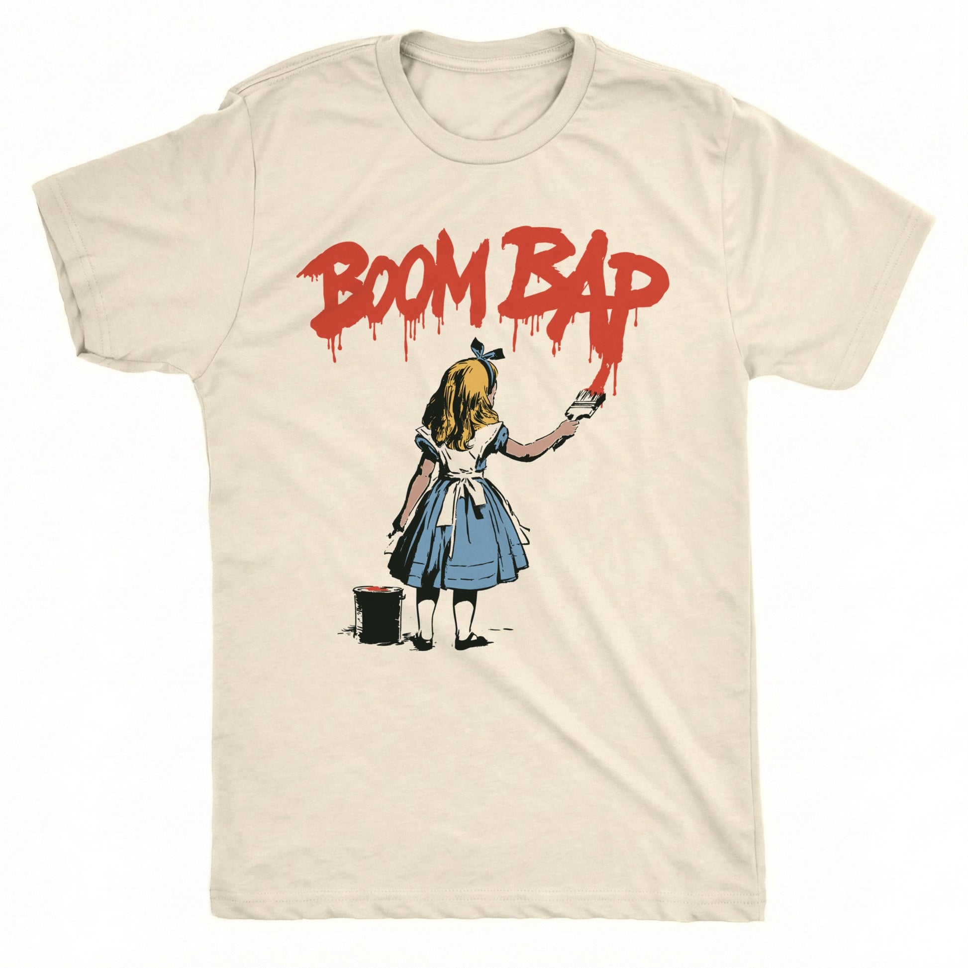 Boom Bap Tee Natural Mockup