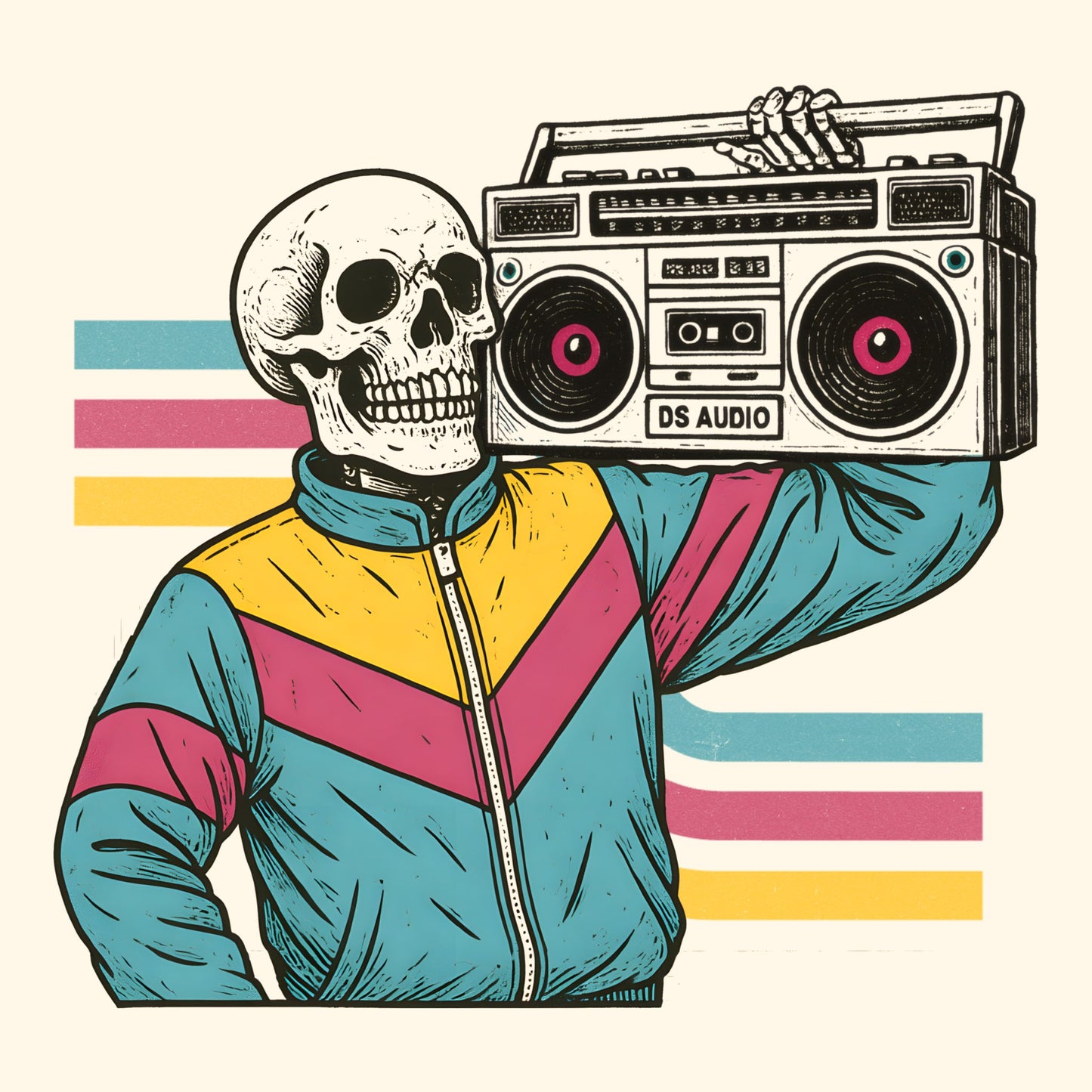 Boombox T-Shirt Design