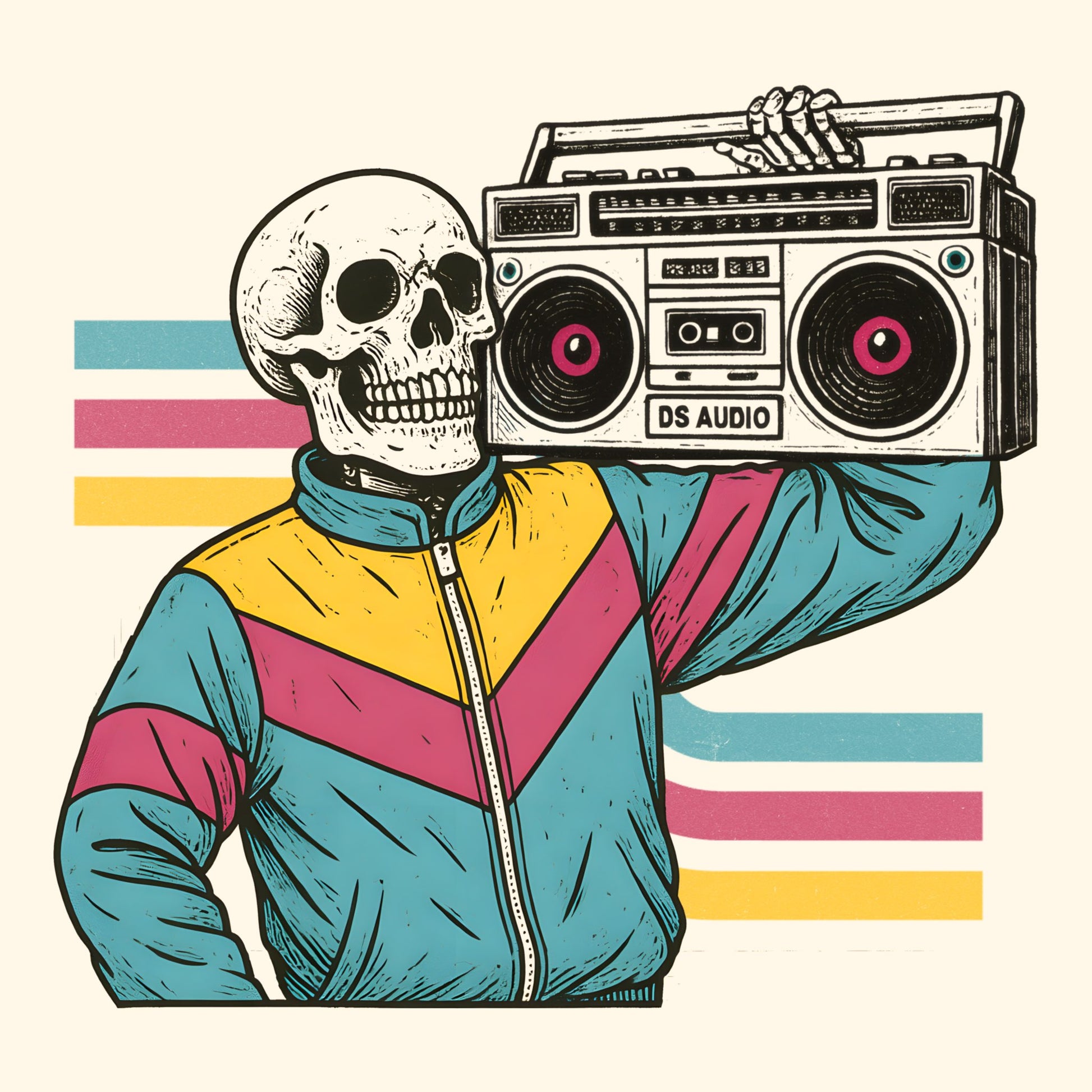 Boombox T-Shirt Design