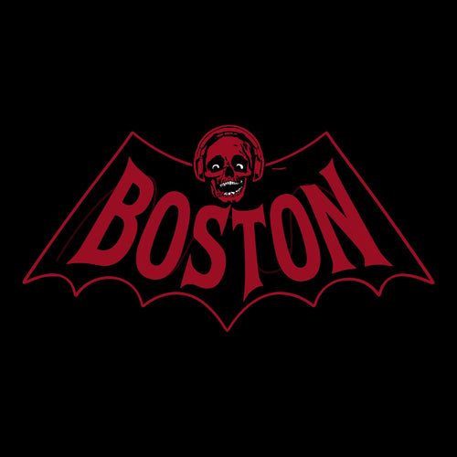 Boston Bat Tee Black Design