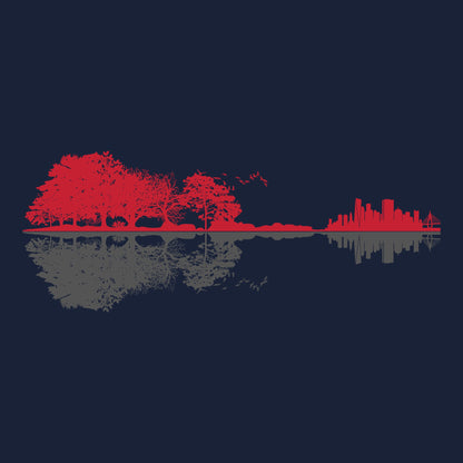 Boston Reflection Navy Design