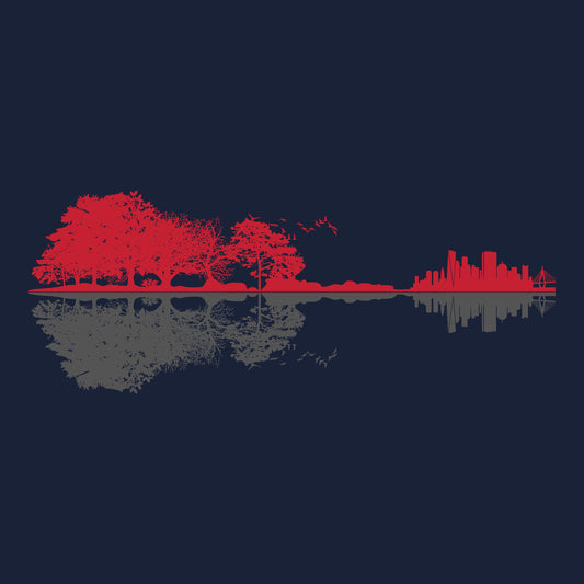 Boston Reflection Navy Design