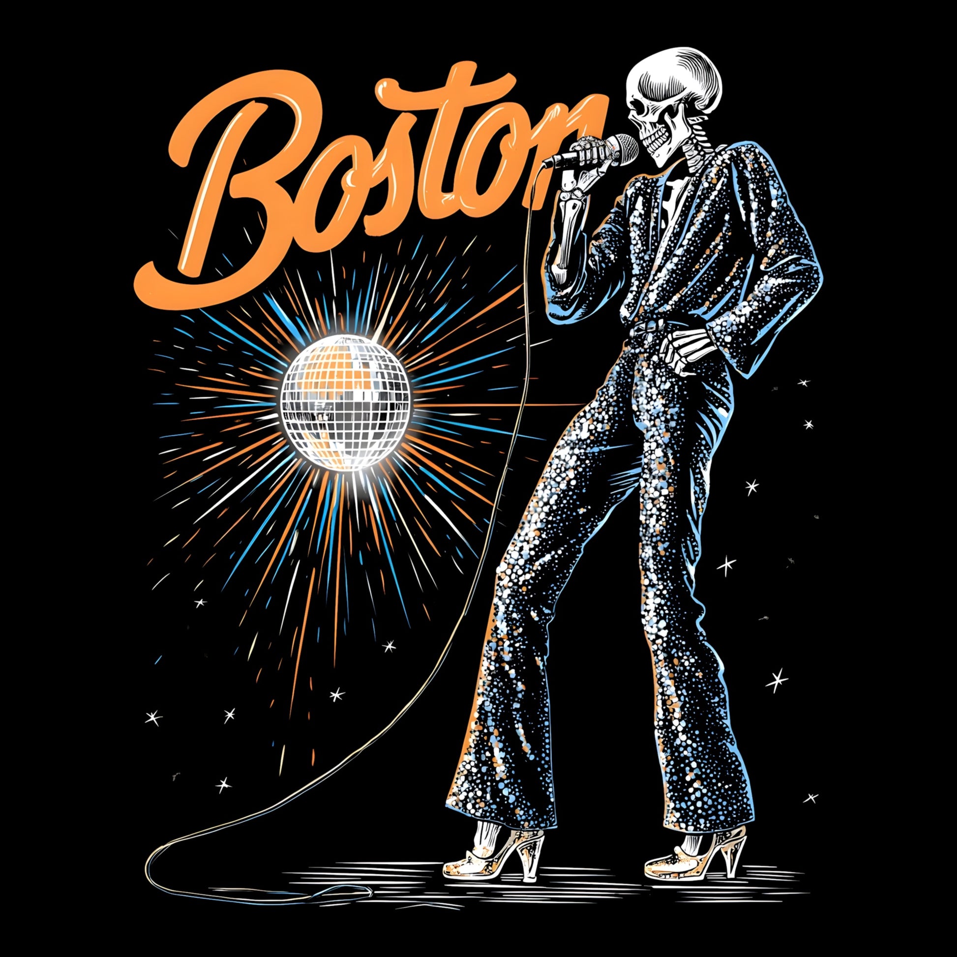 Boston Disco T-Shirt Design