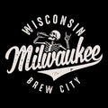 Brew City Tee Black Design