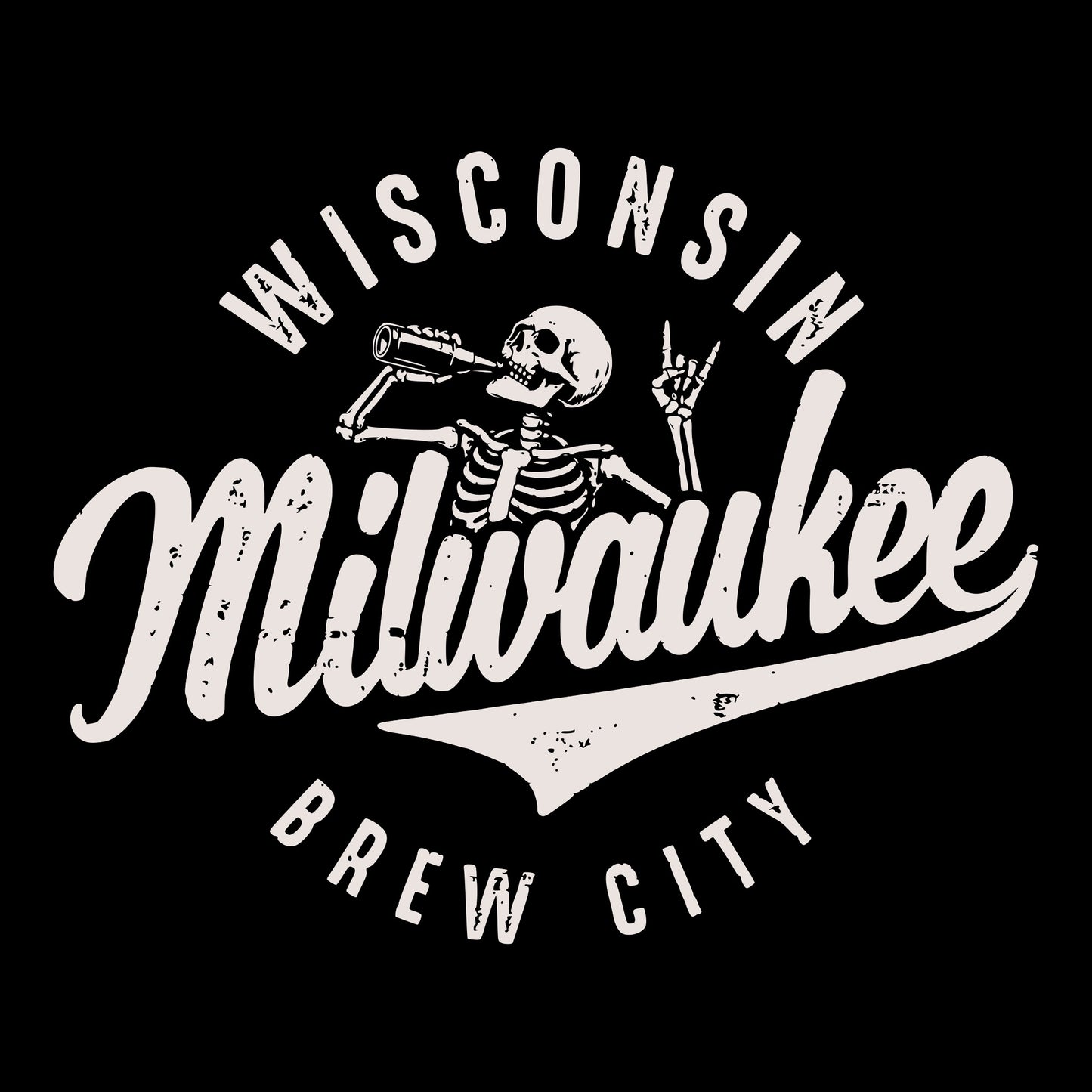 Brew City Tee Black Design