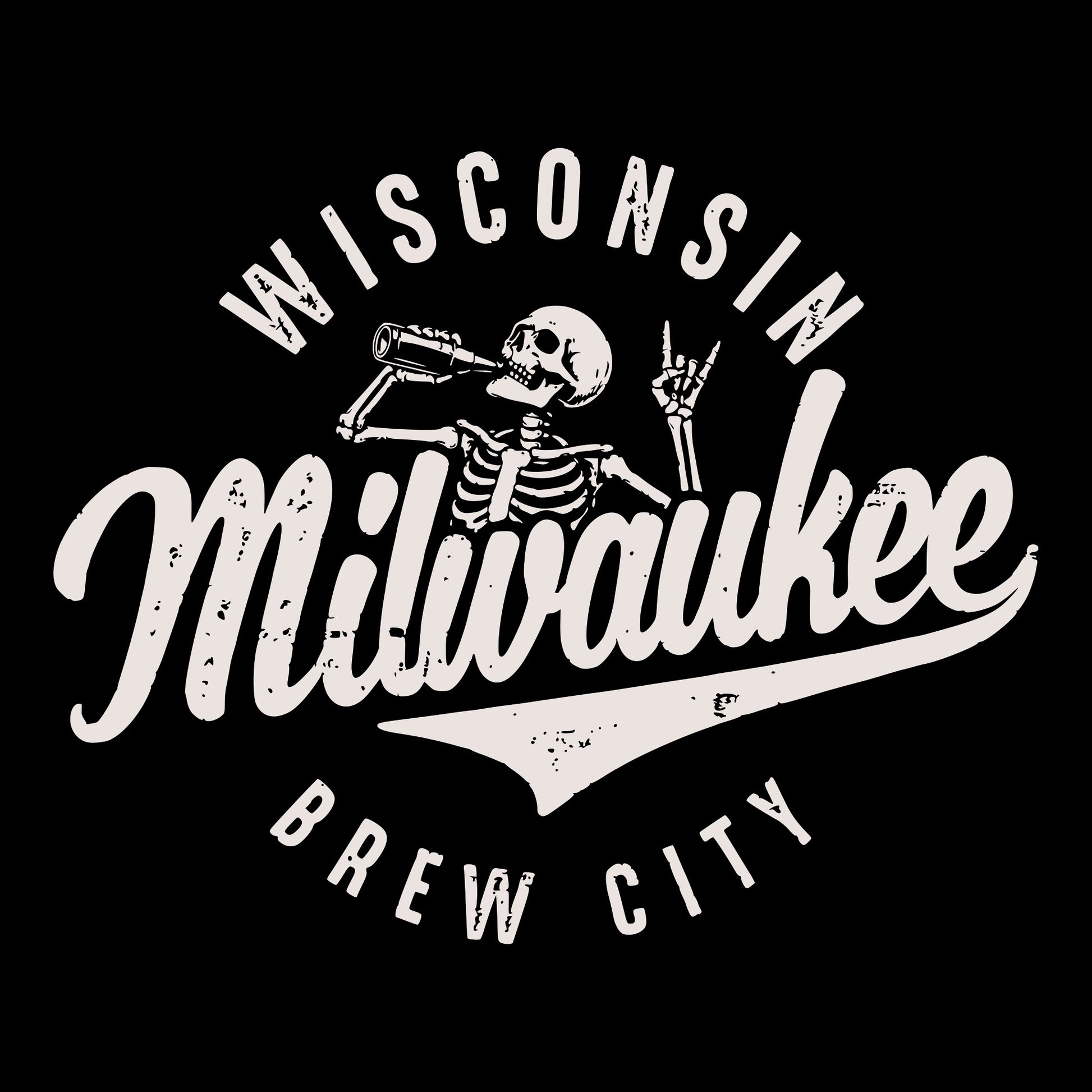 Brew City Tee Black Design