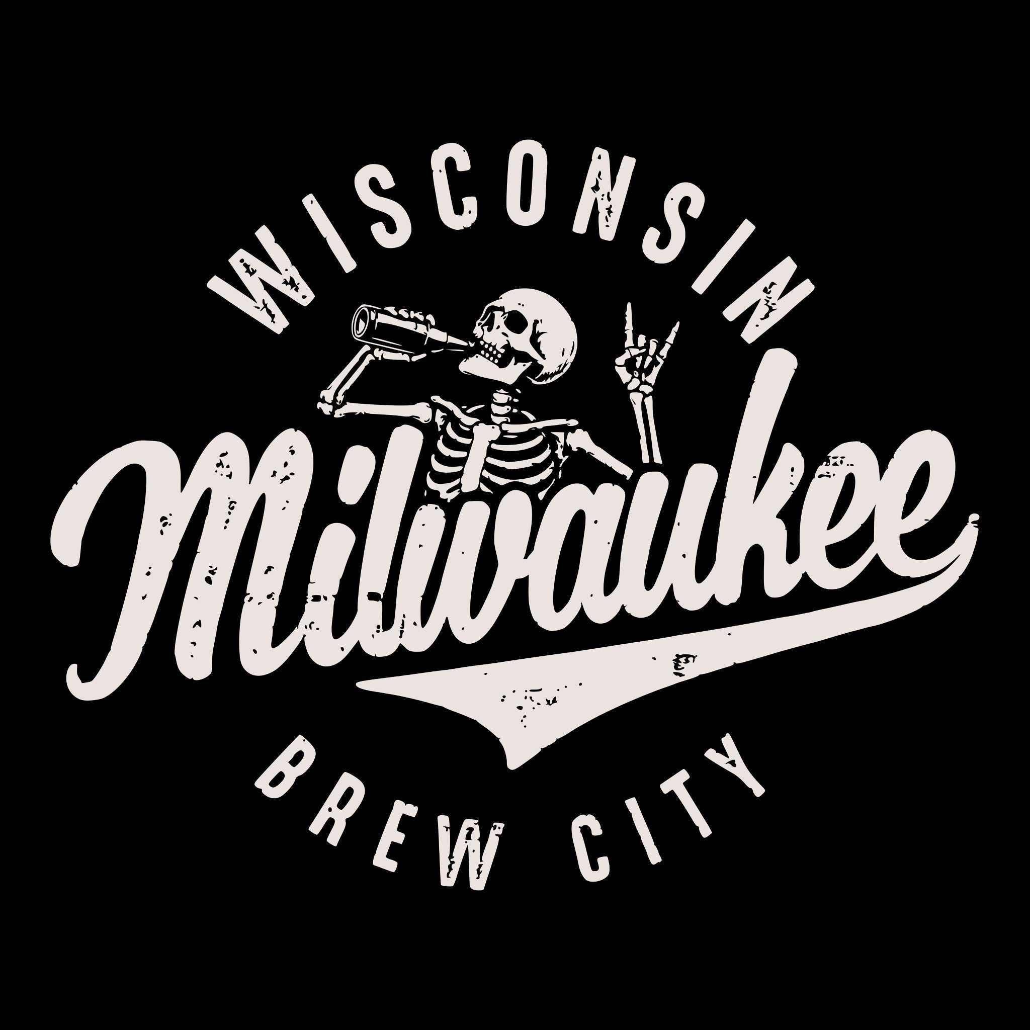 Brew City Tee Black Design
