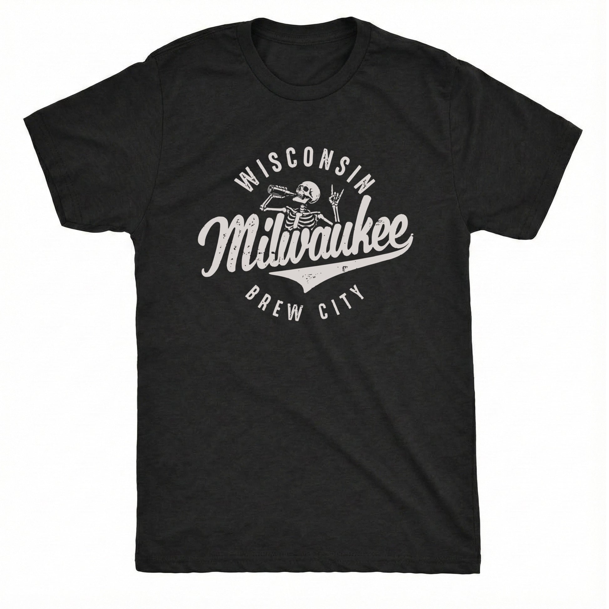 Brew City Tee Black Mockup