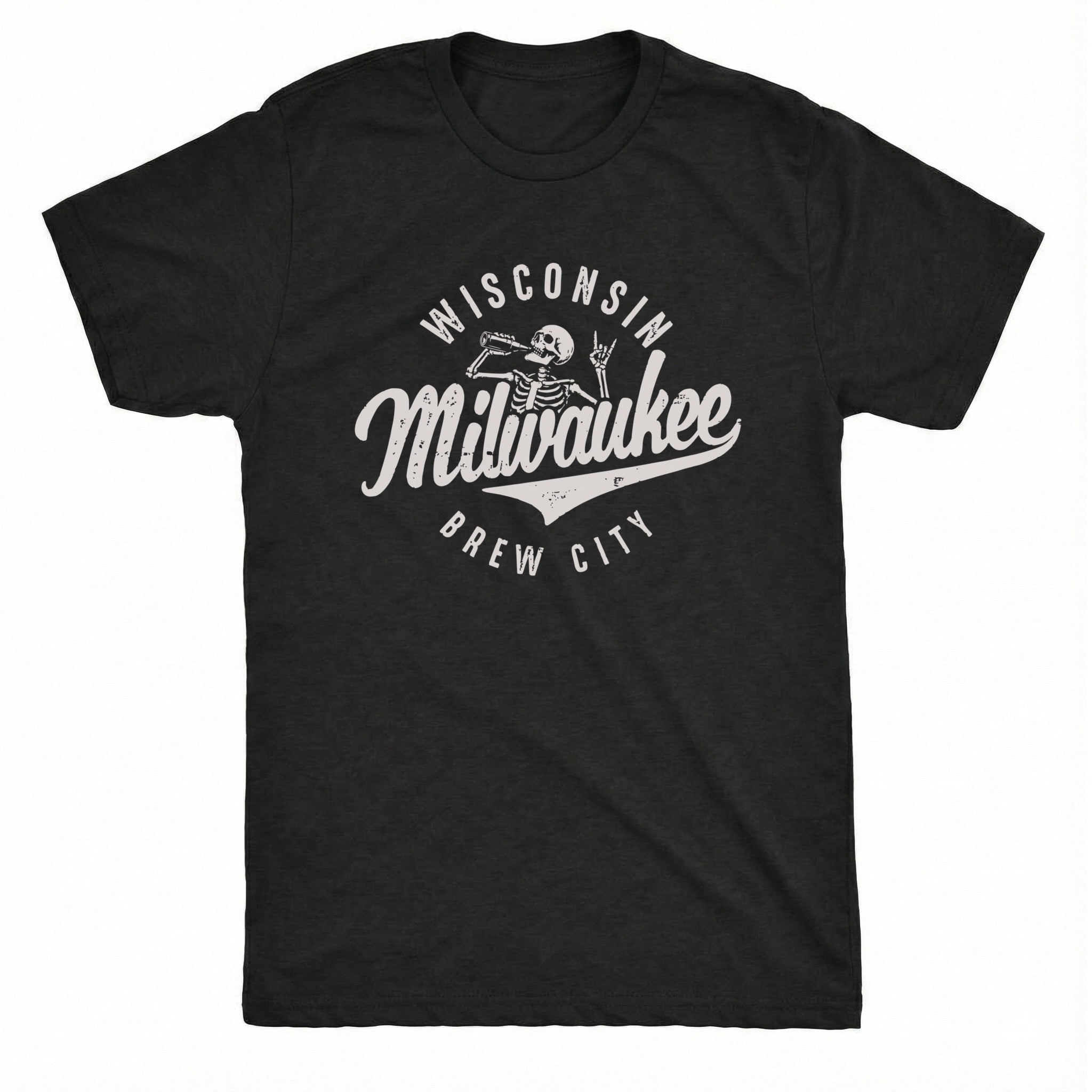 Brew City Tee Black Mockup