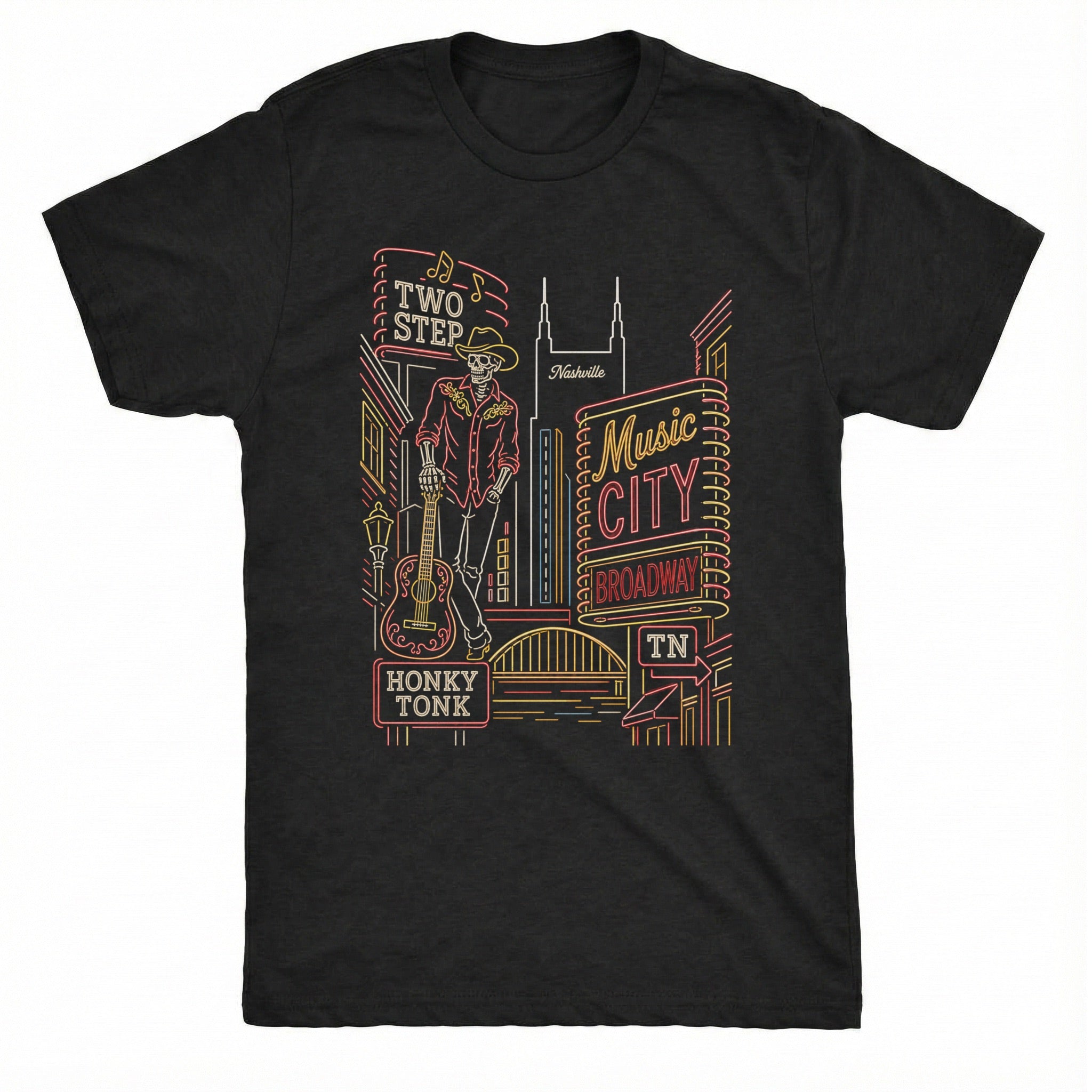 Broadway Tee Black Mockup