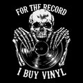 Buy Vinyl Tee Black Design
