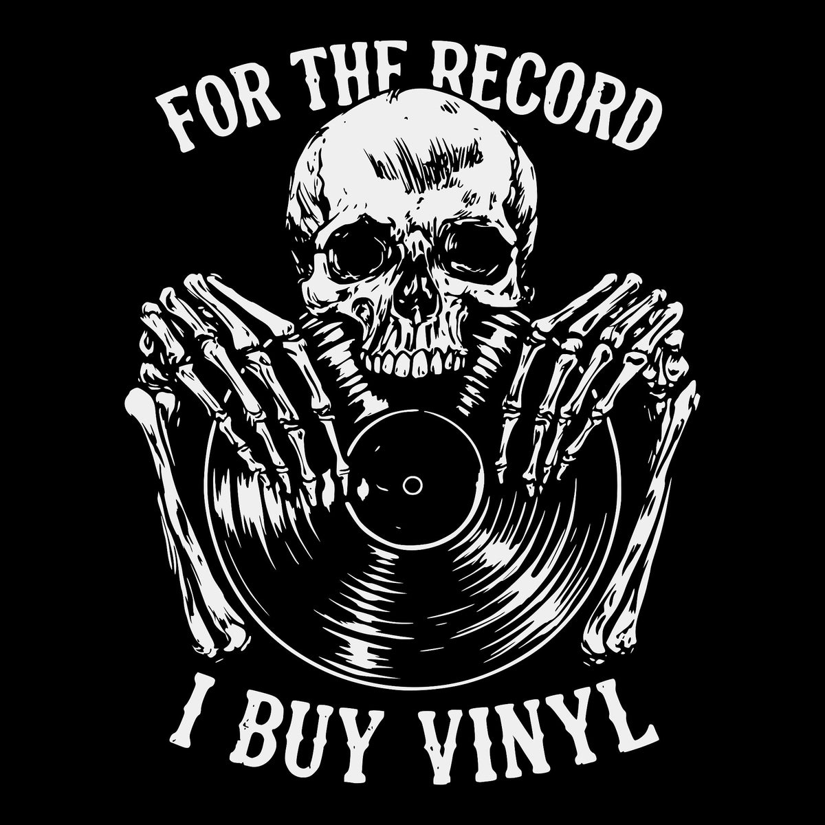 Buy Vinyl Tee Black Design