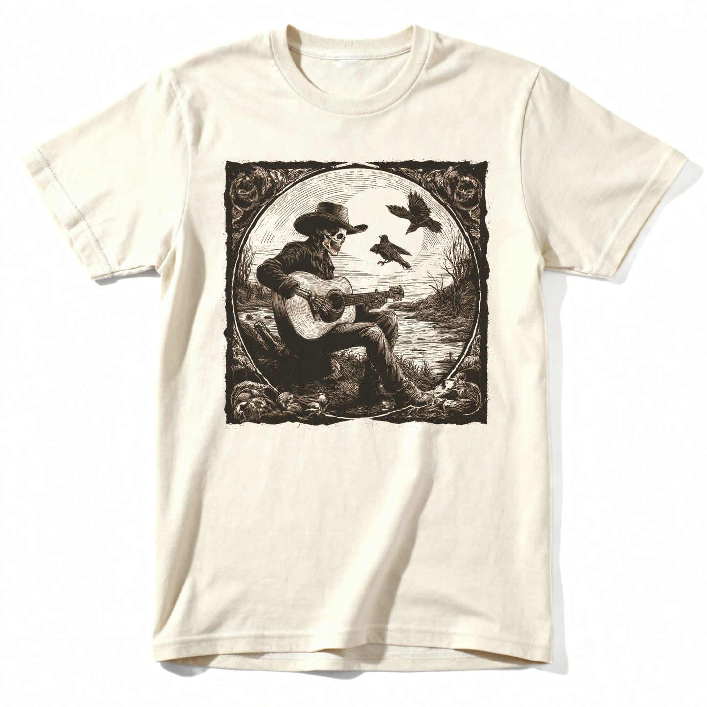 By The River T-Shirt | Comfort Colors® 1717 Natural