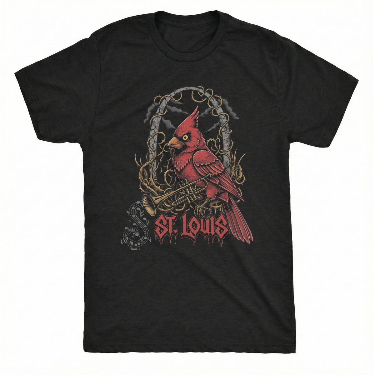 Cardinal Tee | Comfort Colors® 1717 Black