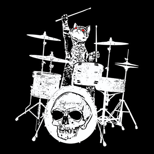 Cat Dreams Tee Black Design
