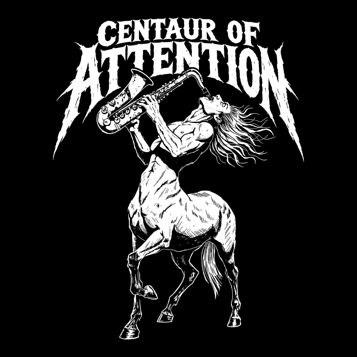 Centaur Tee Black Design