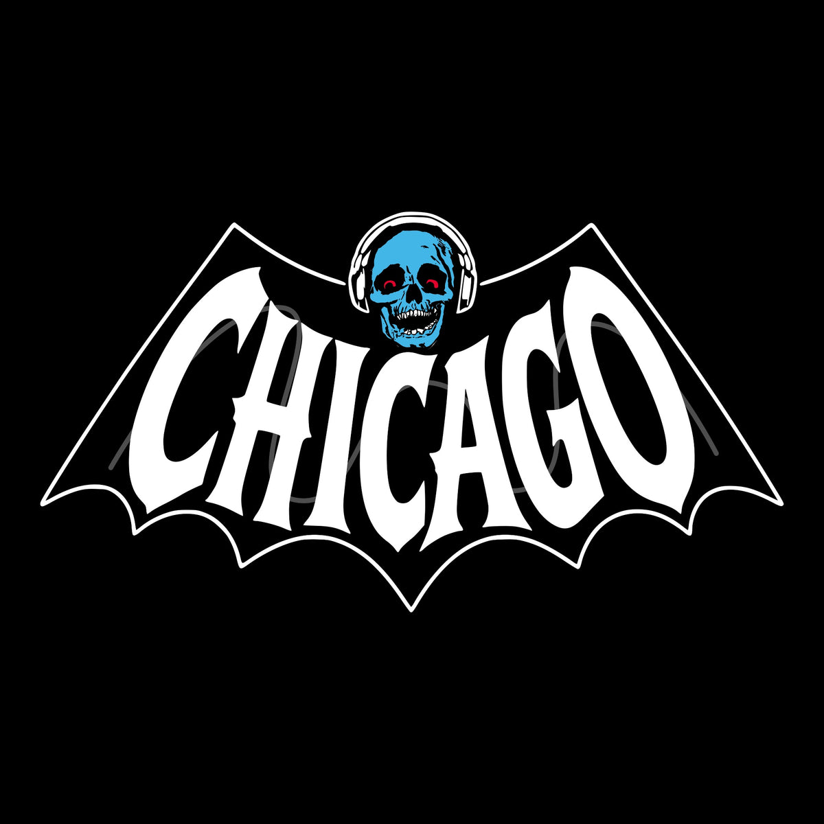 Chi Bat Tee Black Design