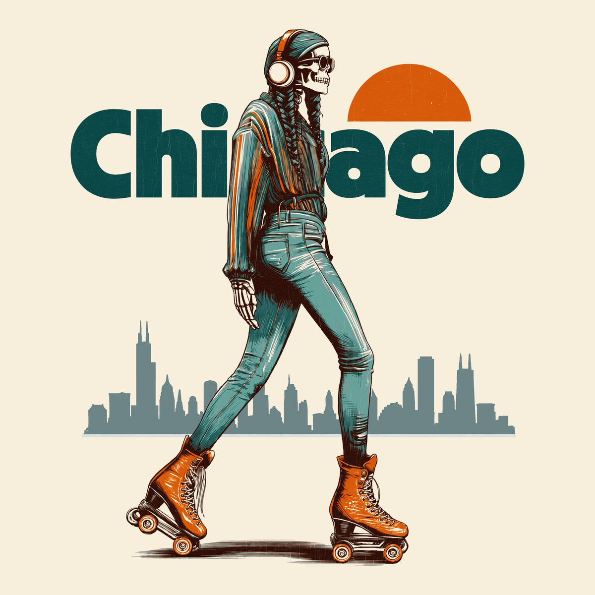 Chi Blading Tee Natural Design