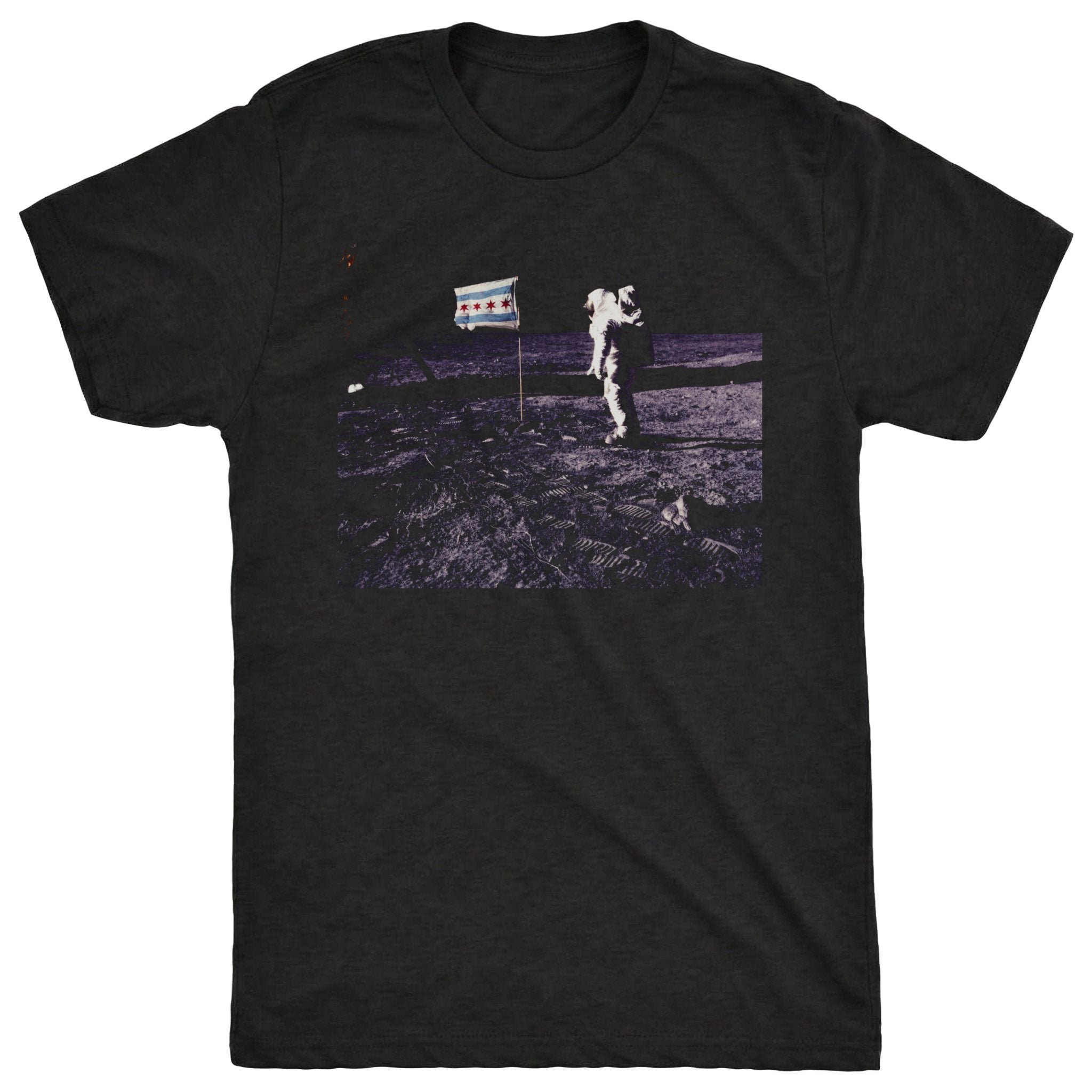 Chi Landing Tee Black Mockup