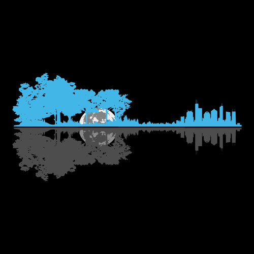 Chi Reflection Tee Black Design