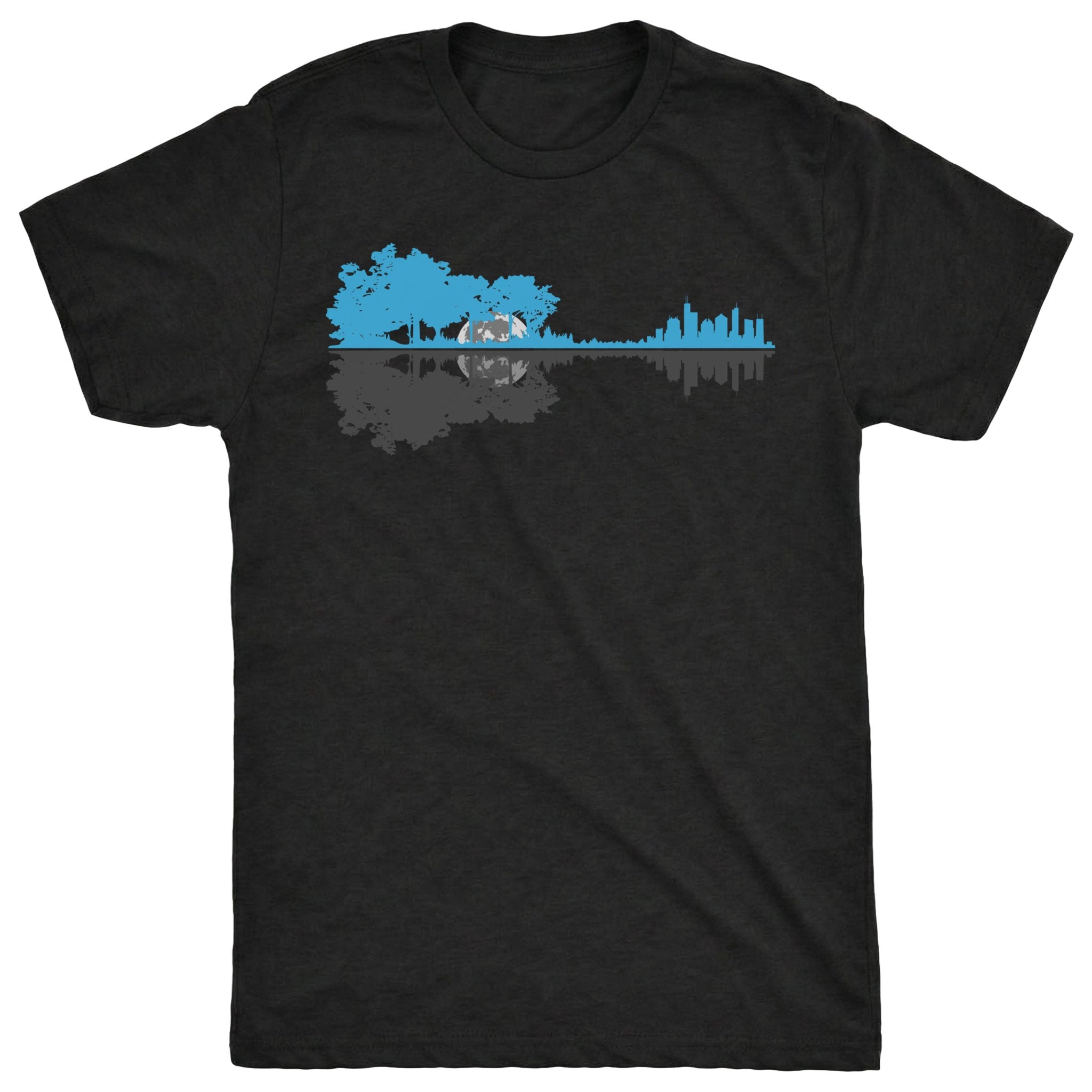 Chi Reflection Tee Black Mockup