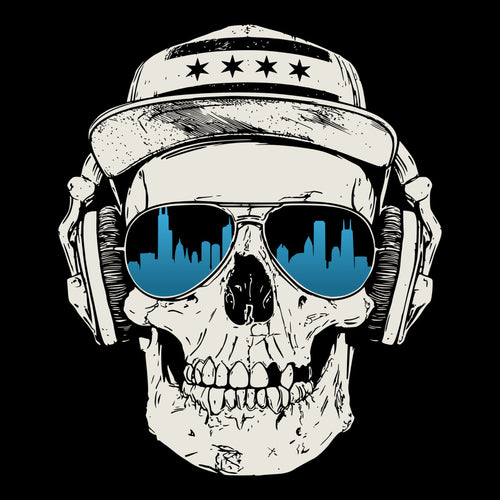Chi Smile Tee Black Design