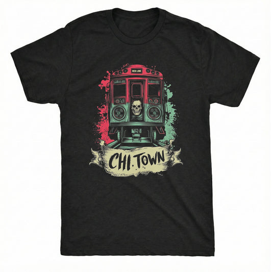 Chi Town Express Tee | Comfort Colors® 1717 Black