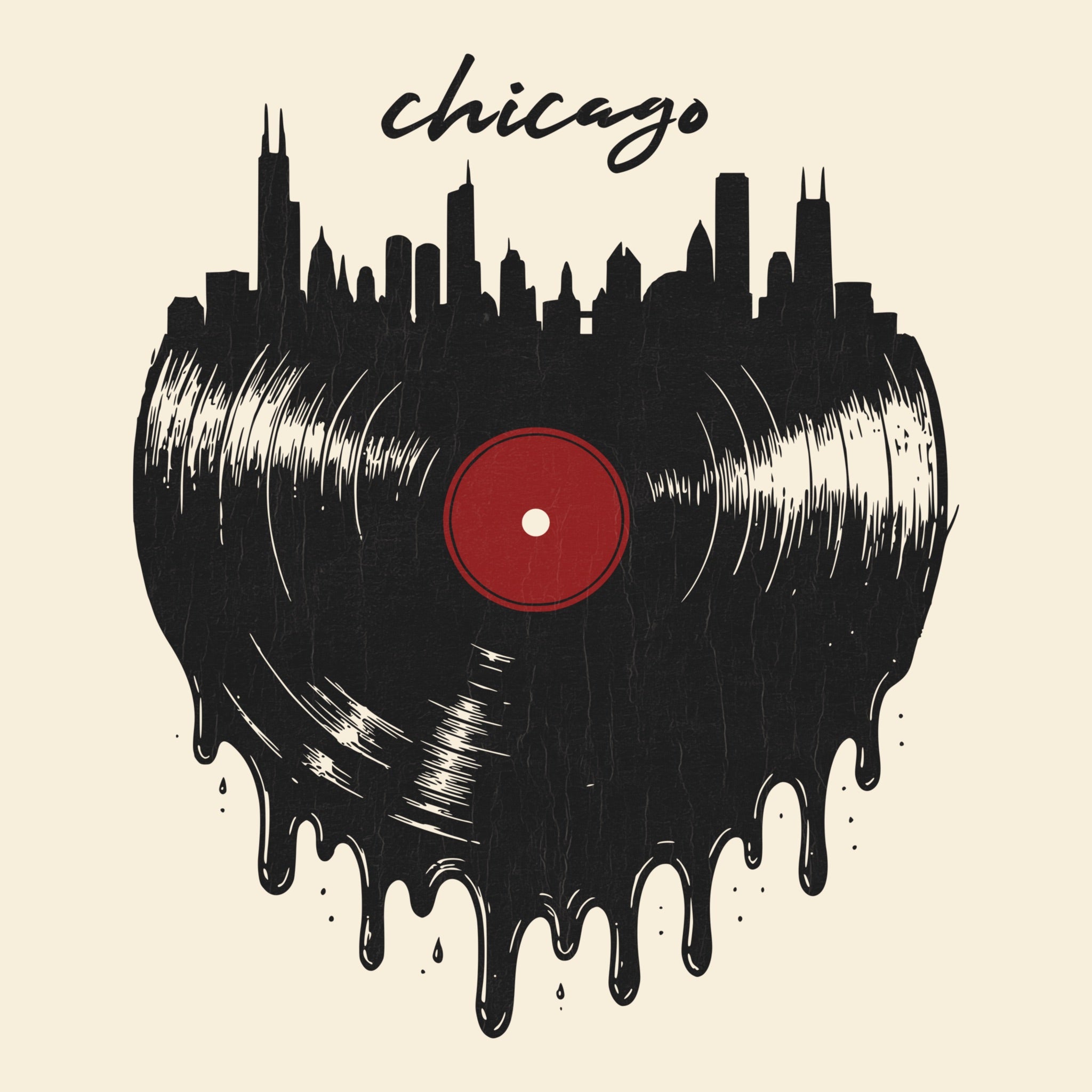 Chi Vinyl Tee Natural Design