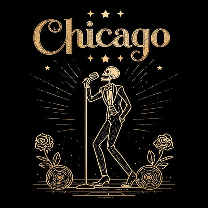Chi Crooner T-Shirt Design