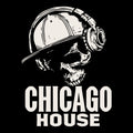 Chicago House Tee Black Design