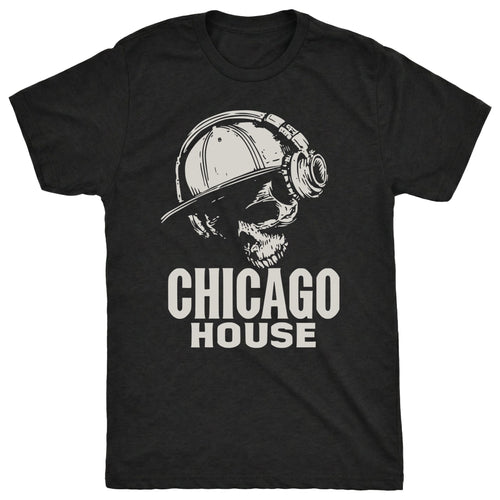 Chicago House Tee Black Mockup