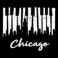 Chicago Keys Tee Black Design