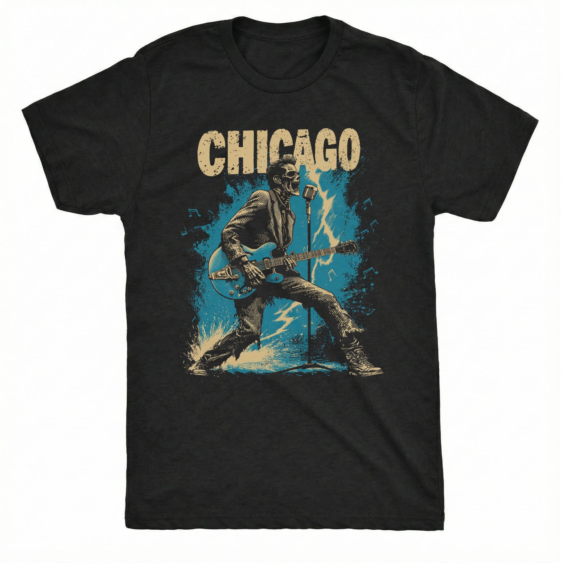 Chicago Lightning T-Shirt | Comfort Colors® 1717 Black