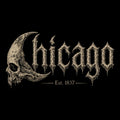 Chicago Metal Tee Black Design