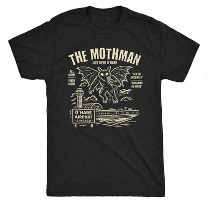 Chicago Mothman Tee | Classic Tee Black