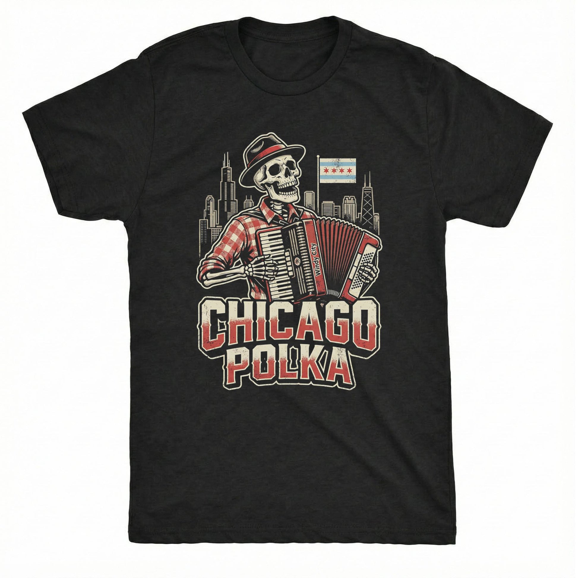 Chicago Polka Tee | Classic Tee Black