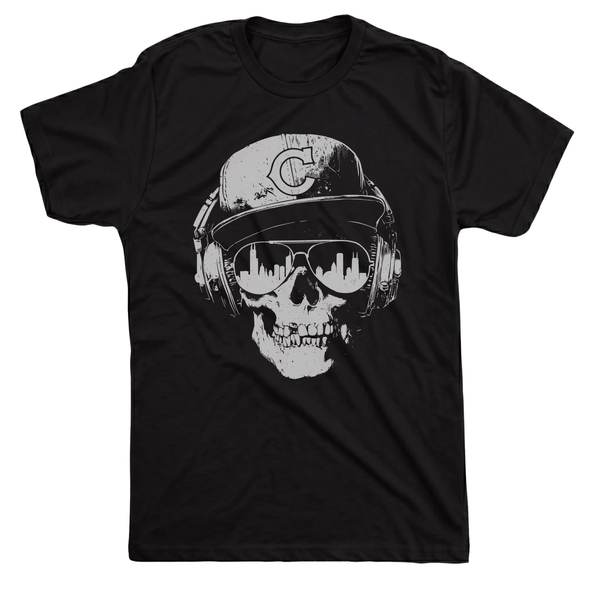Chicago Smile Tee Black Mockup