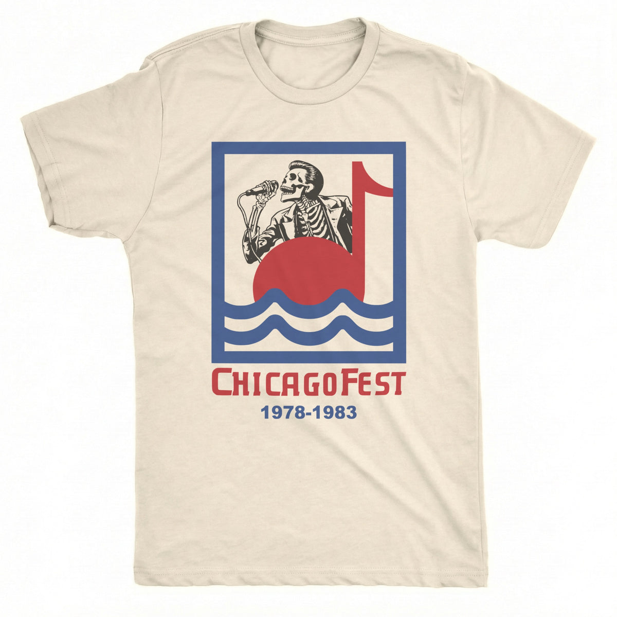 ChicagoFest Tee Natural Mockup