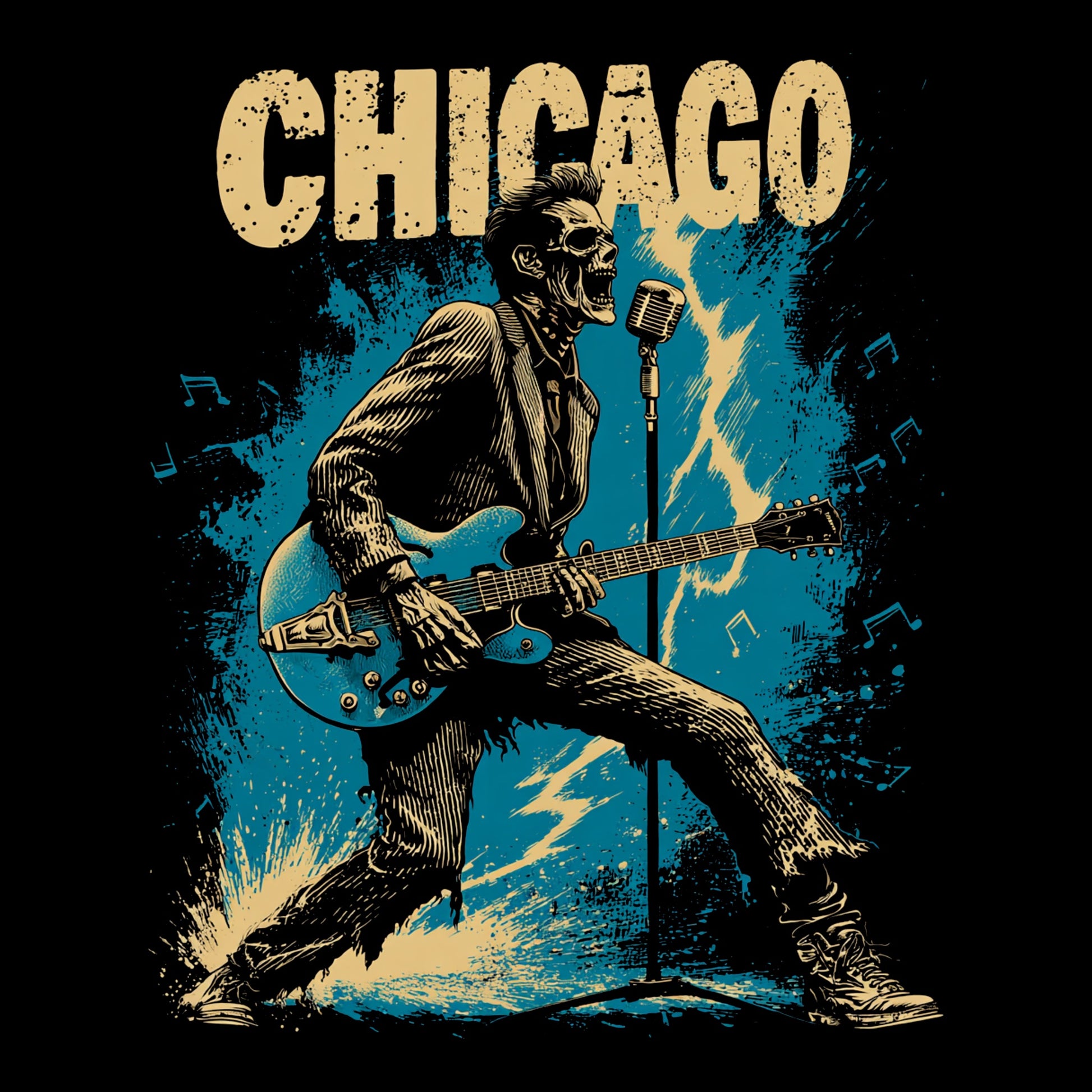 Chicago Lightning T-Shirt Design