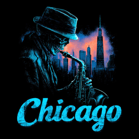 Chicago Sax T-Shirt Design