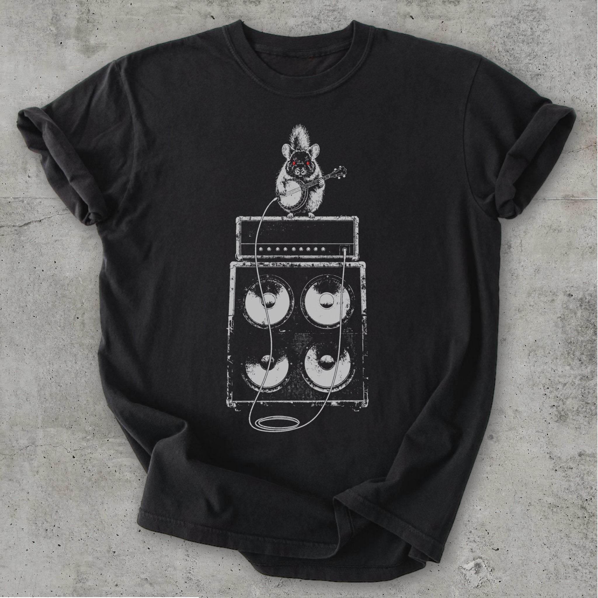 Chinchilla Rock Tee Black Mockup