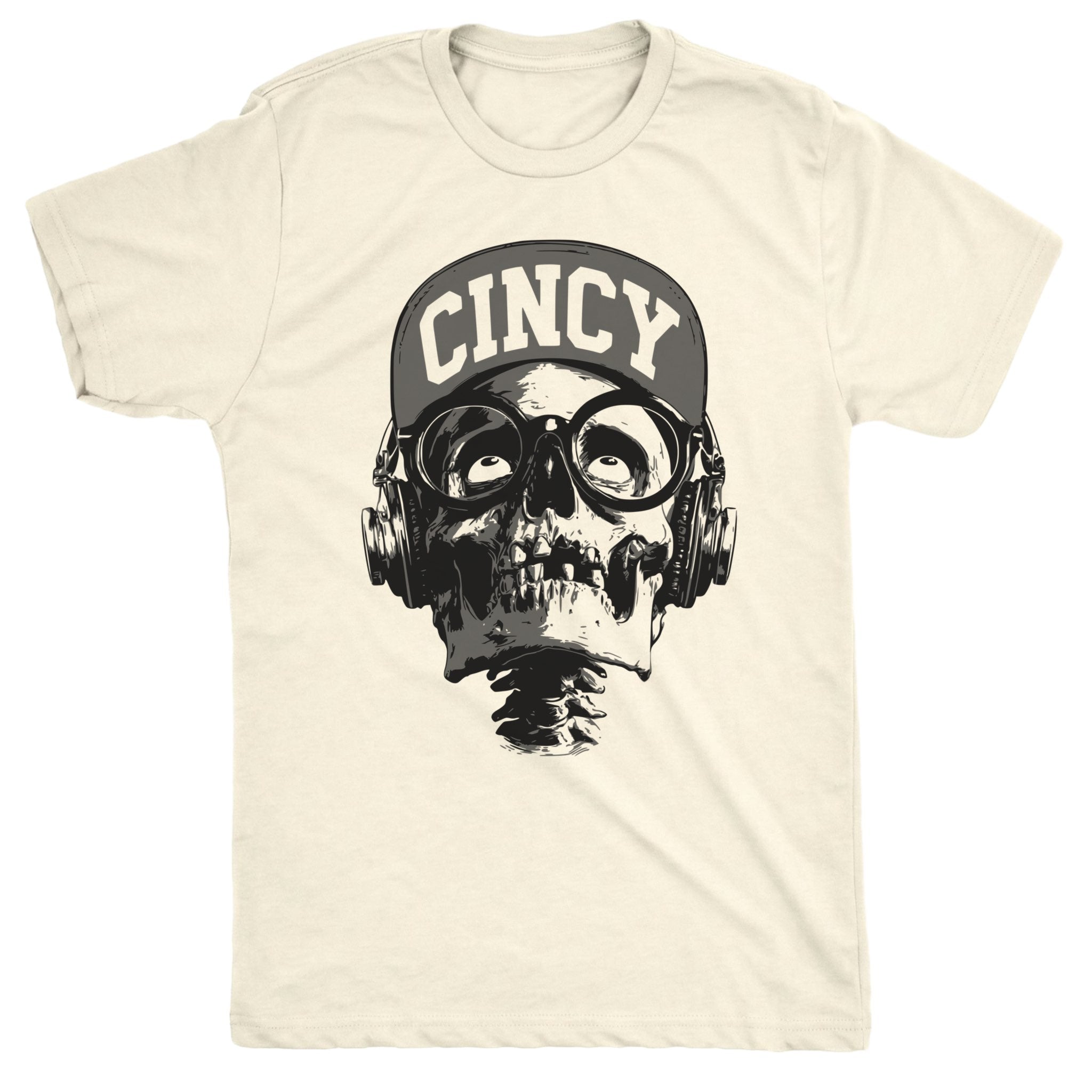 Cincy Brim Tee Natural Mockup