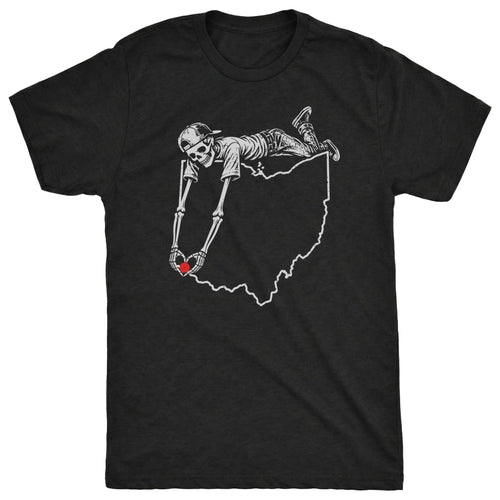 Cincy Map Tee Black Mockup